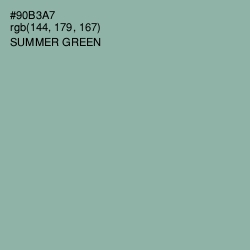 #90B3A7 - Summer Green Color Image